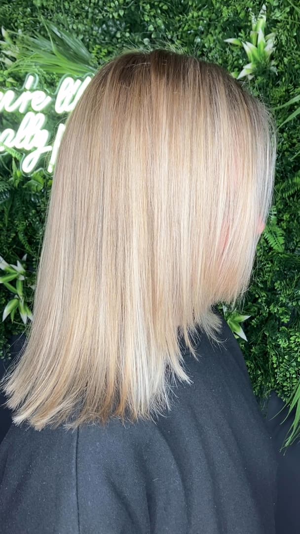 Premium hair colouring service using Keune at Hello Beauty Edinburgh