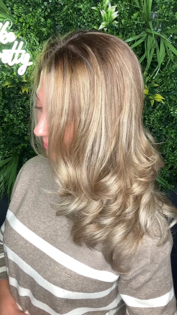 Professional hair colour results by Hello Beauty Edinburgh colourists
