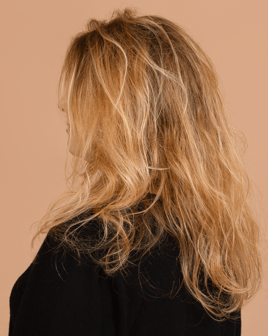 Hair before keratin smoothing treatment at Hello Beauty Edinburgh