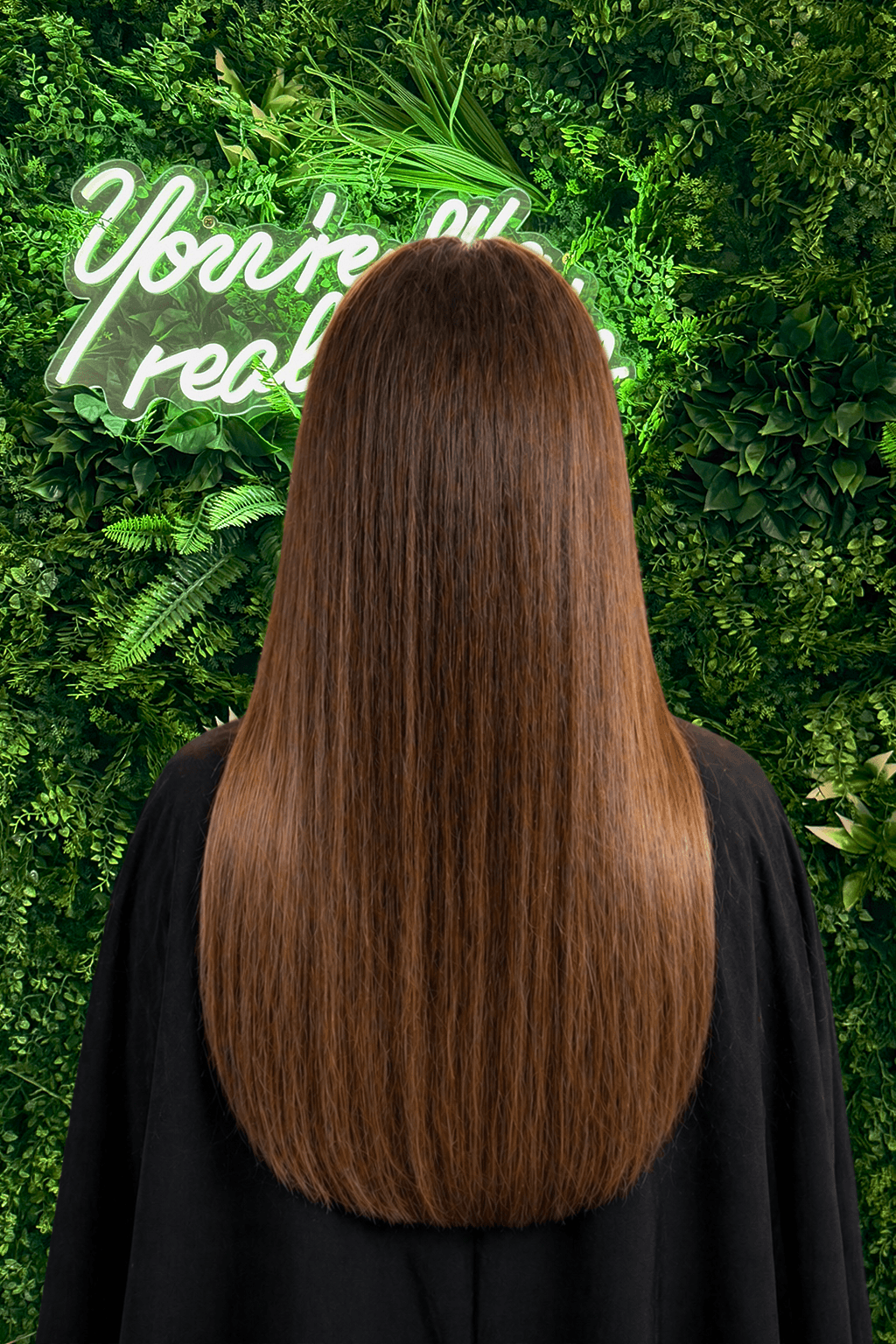 Hair after Keune Rebonding treatment at Hello Beauty Edinburgh
