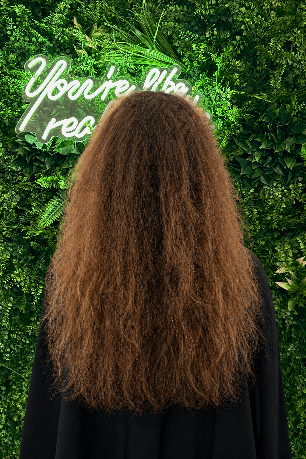 Hair before Keune Rebonding treatment at Hello Beauty Edinburgh