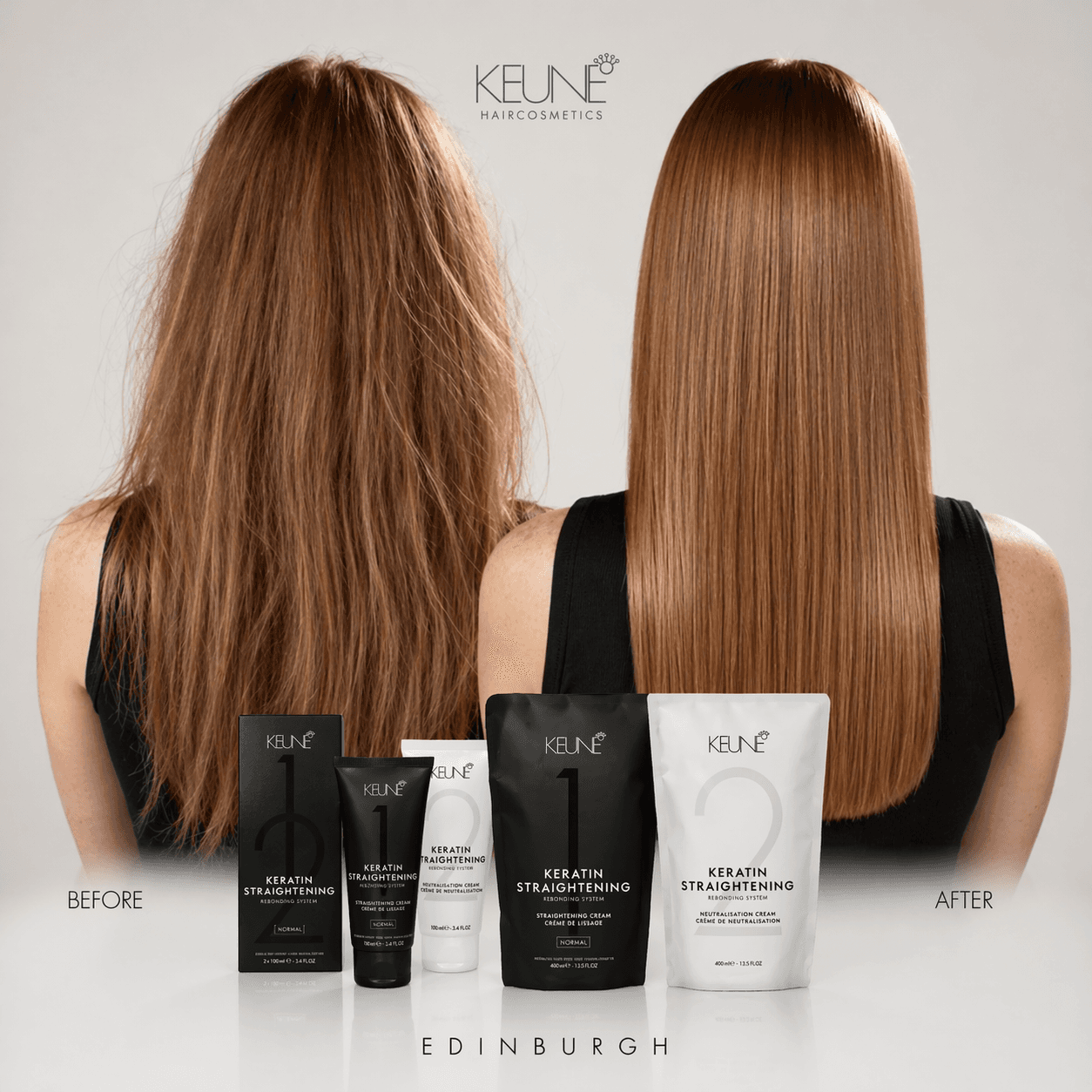 Keune Rebonding result 4