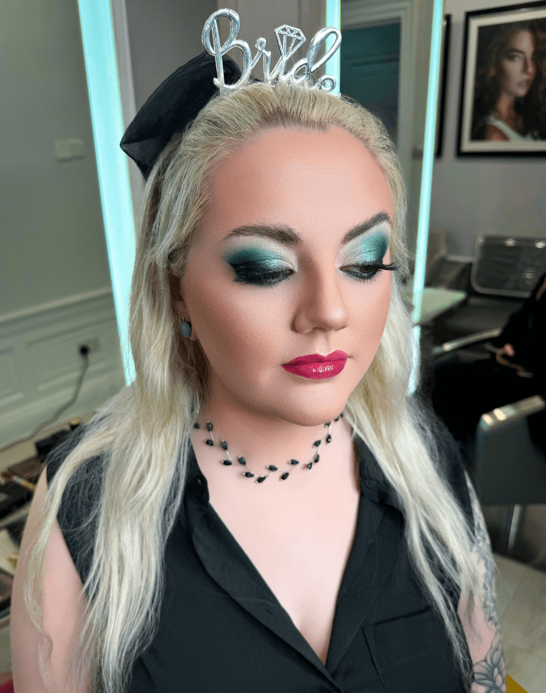 Flawless makeup using MAC and Charlotte Tilbury at Hello Beauty Edinburgh