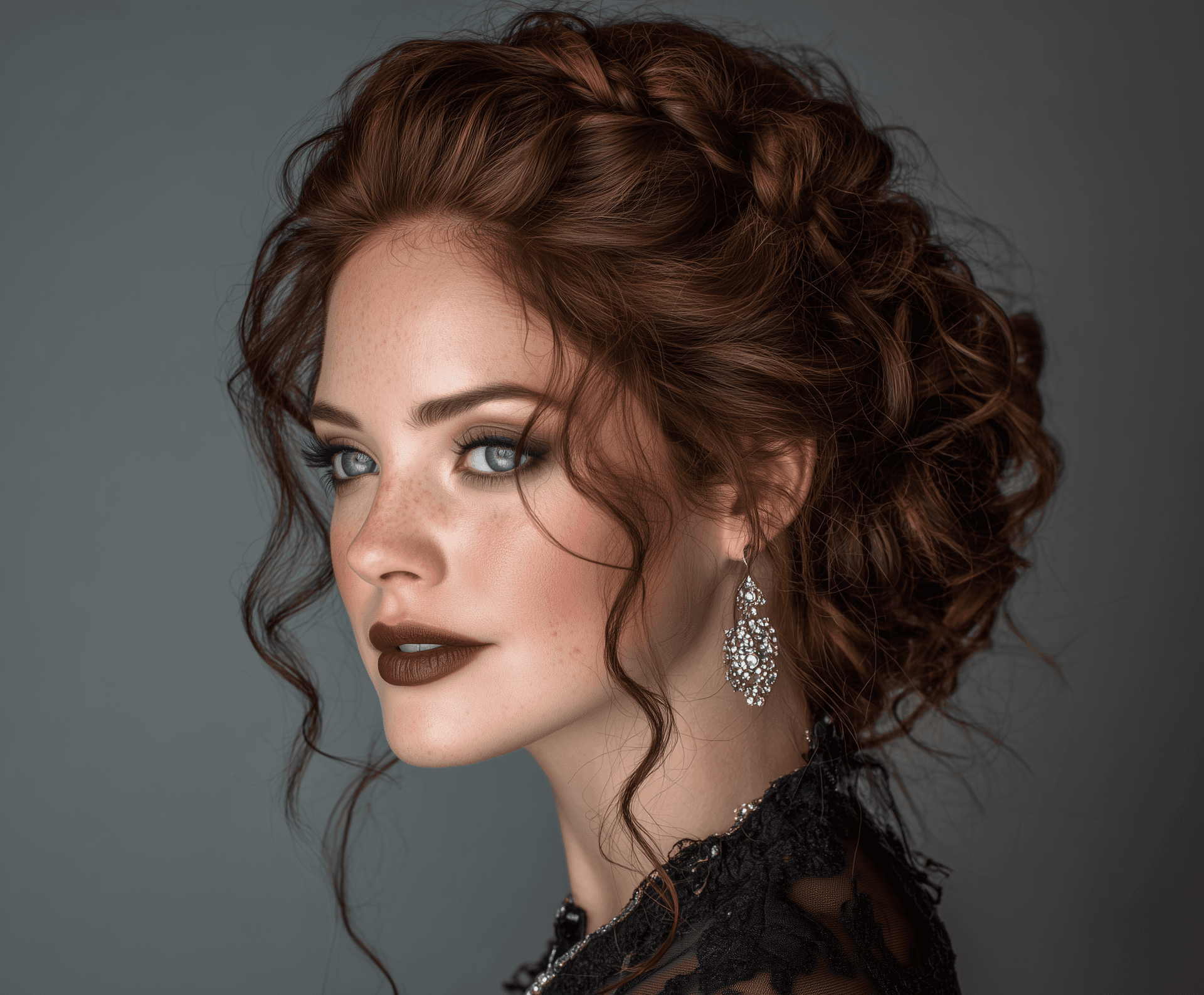 Makeup and hair combination service