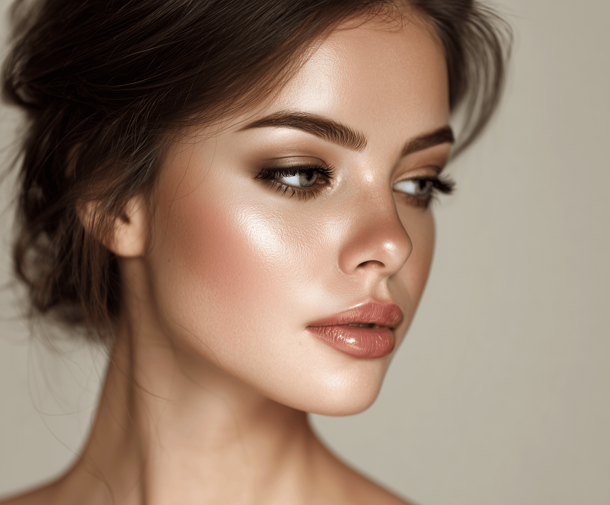 Natural everyday makeup application