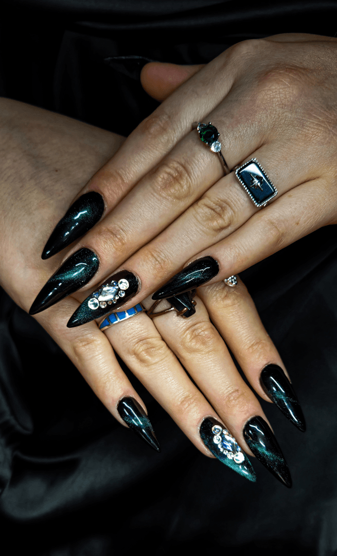 BIAB builder gel manicure for nail strengthening at Hello Beauty Edinburgh